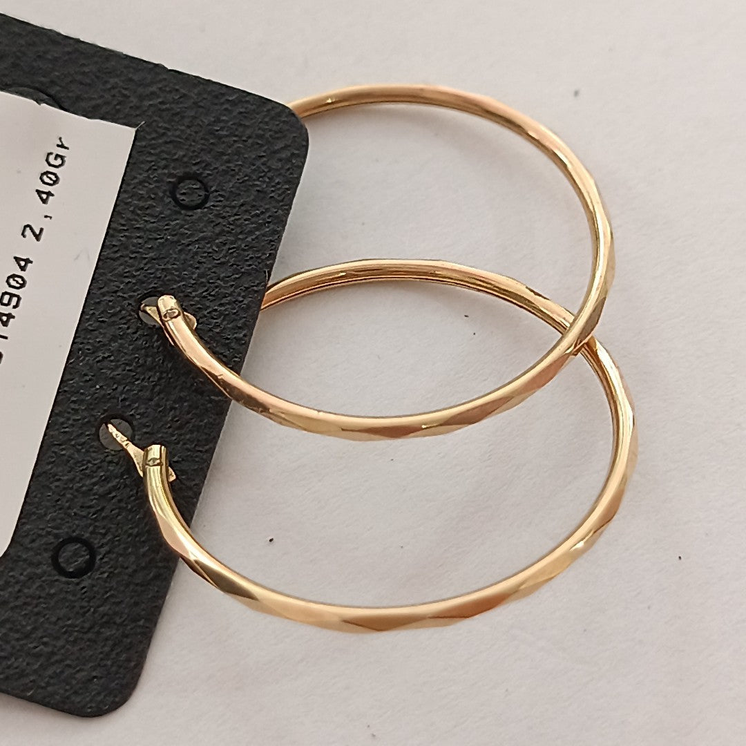 ARRACADAS PAR ORO 14 K 2,40 GRMS (SEMINUEVO)
