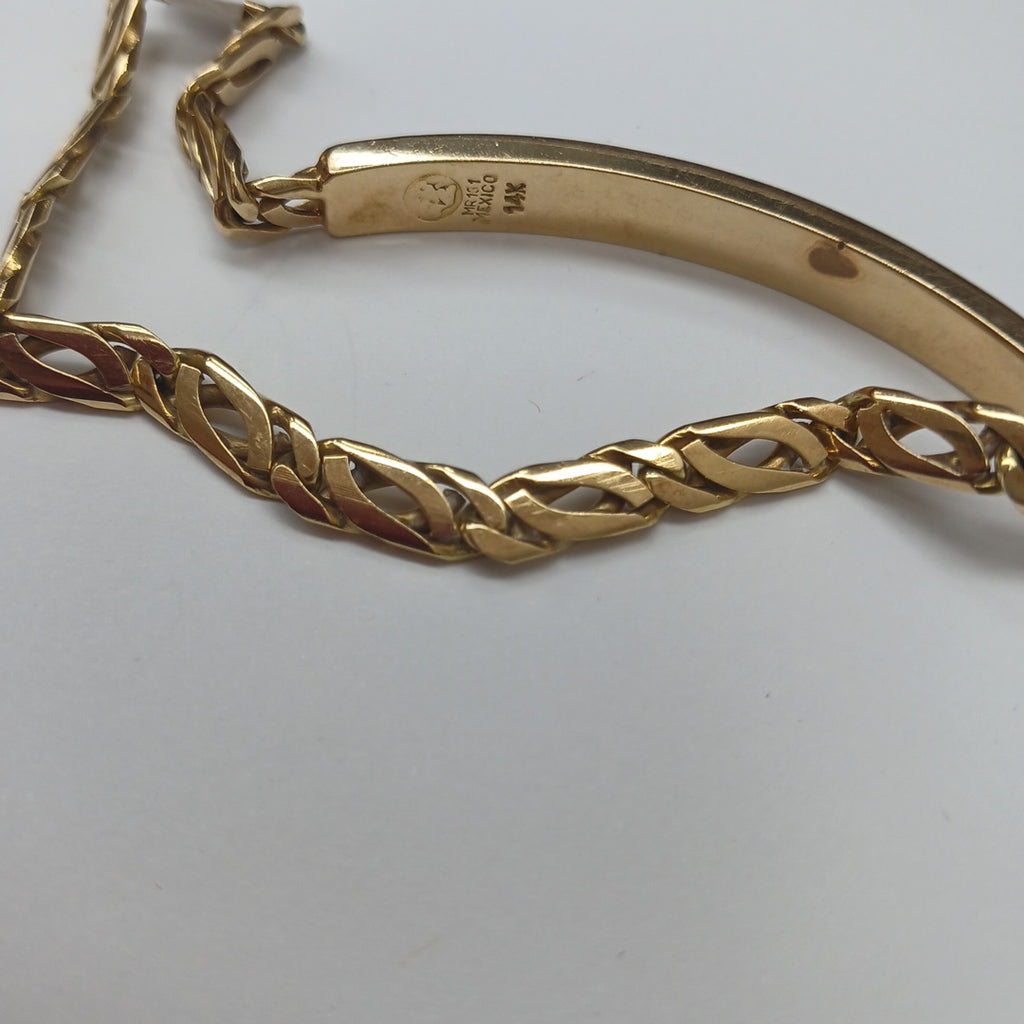 PULSERA ORO 14 K 19.3 GRMS (SEMINUEVO)