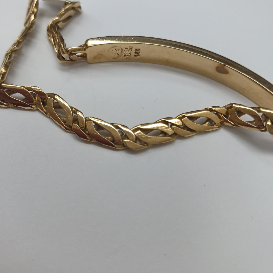 PULSERA ORO 14 K 19.3 GRMS (SEMINUEVO)
