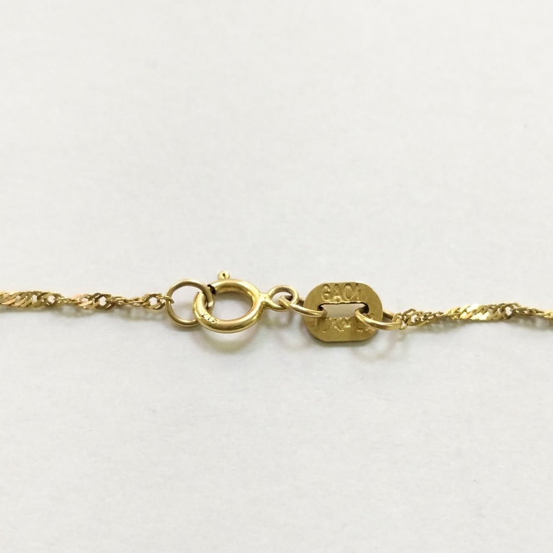 CADENA ORO 10 K 0.9 GRMS (SEMINUEVO)