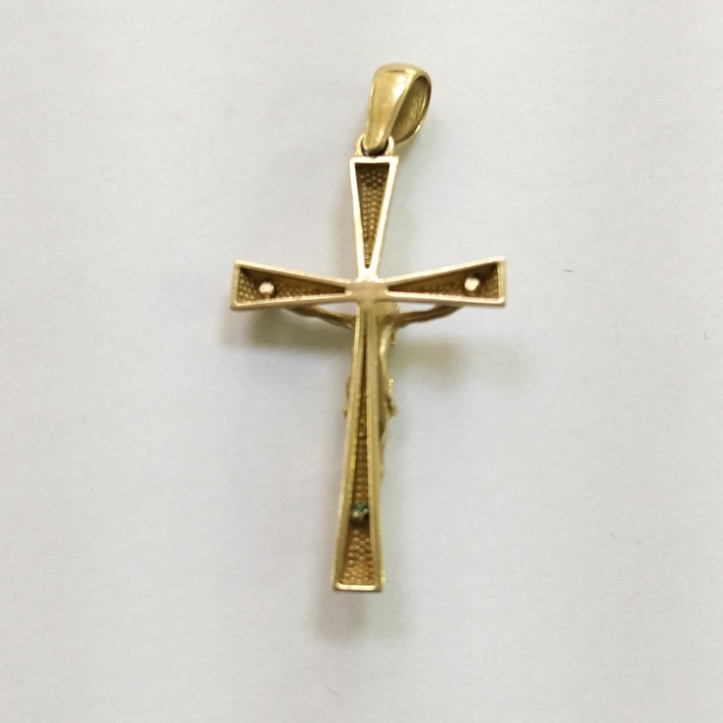 CRUCIFIJO ORO 10 K 3.2 GRMS (SEMINUEVO)