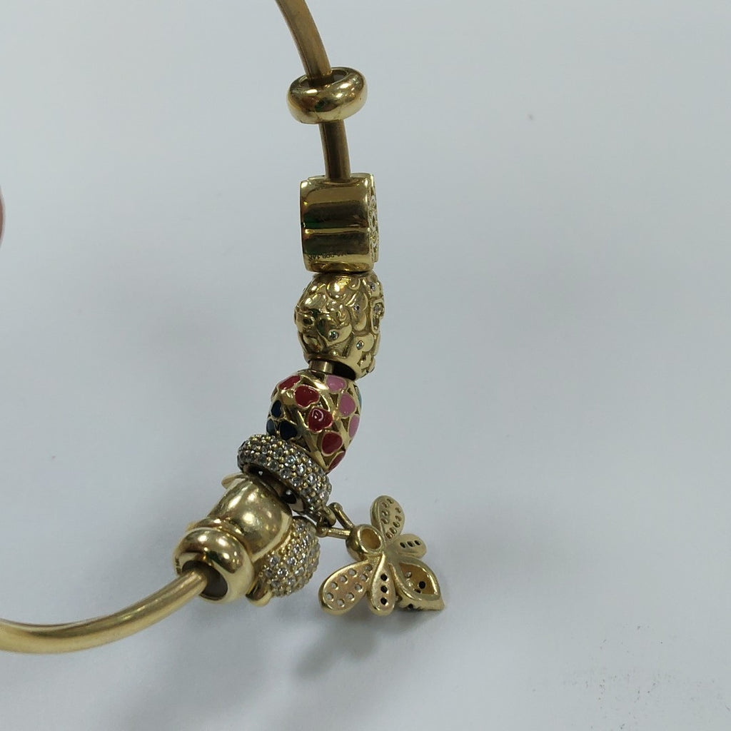 PULSERA RIGIDA ORO 14 K 16.7 GRMS (SEMINUEVO)