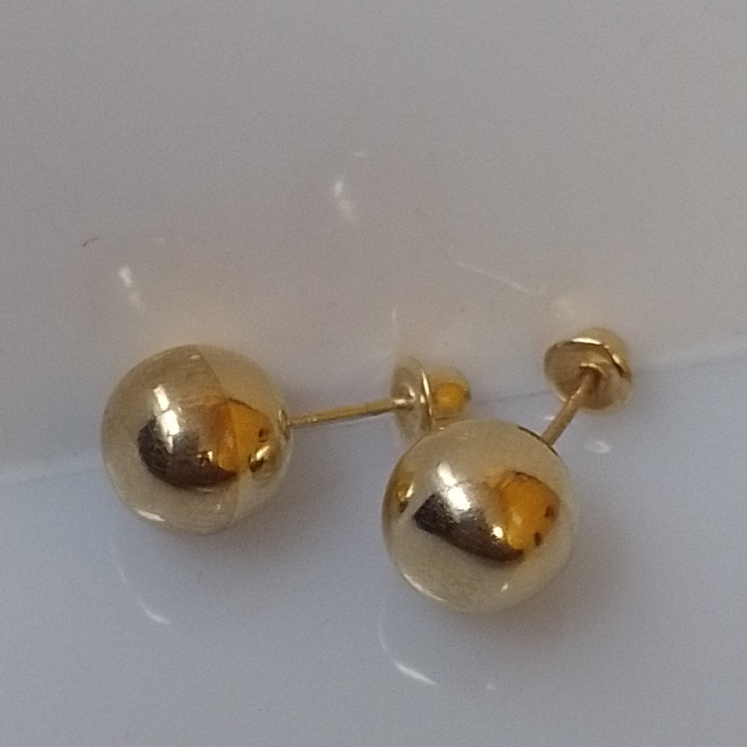 BROQUELES PAR ORO 14 K 0.7 GRMS (SEMINUEVO)