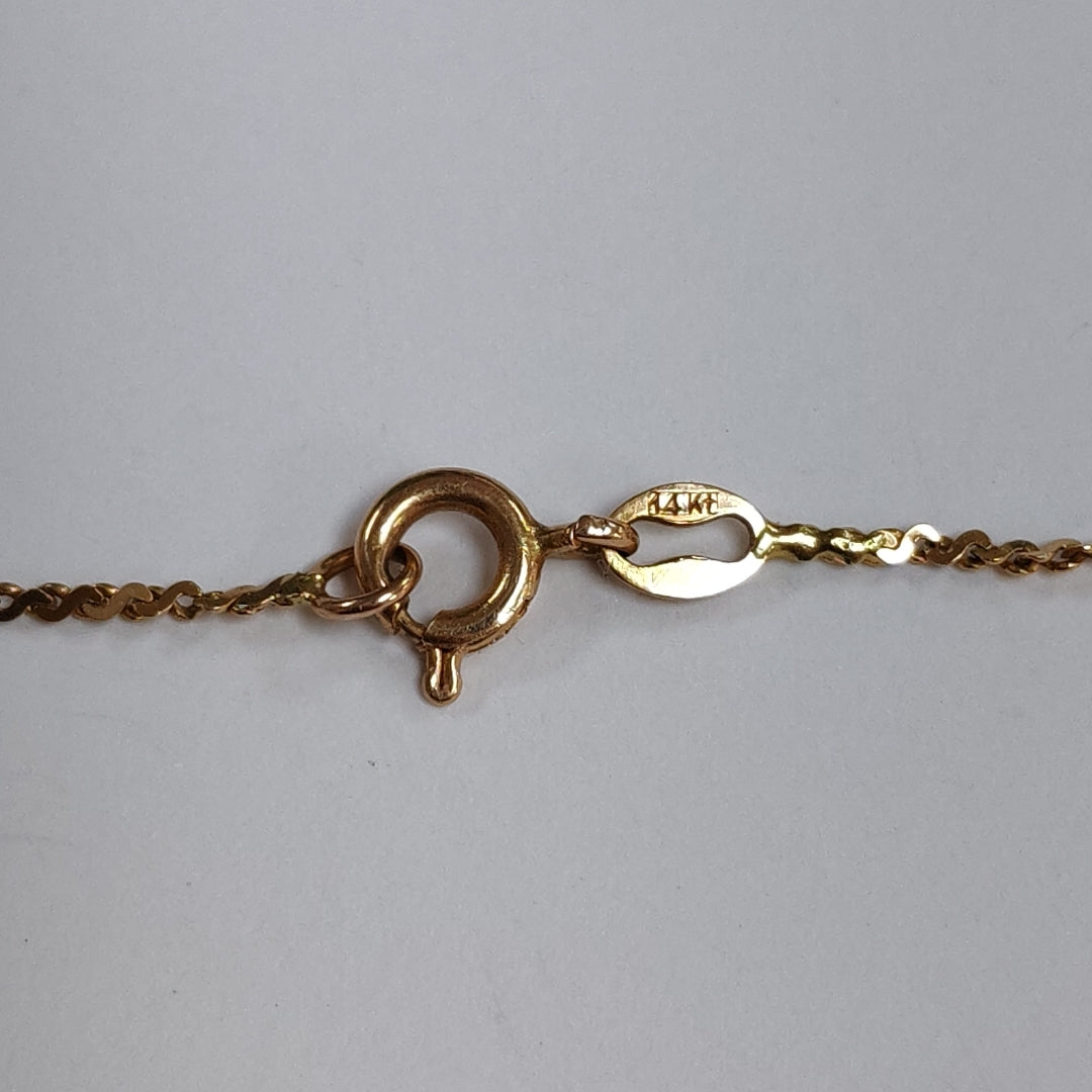 CADENA ORO 14 K 2.7 GRMS (SEMINUEVO)