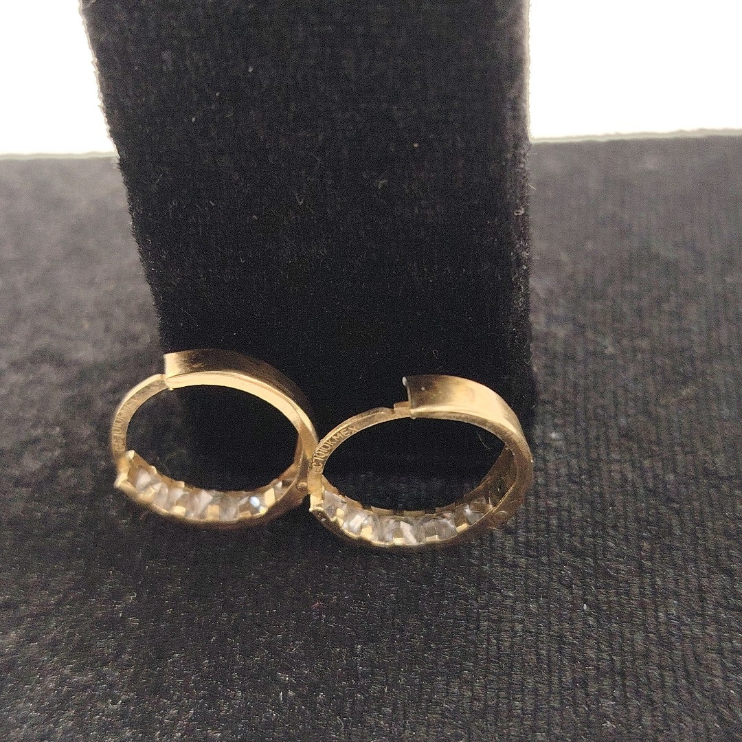 ARRACADAS PAR ORO 10 K 1.5 GRMS (SEMINUEVO)