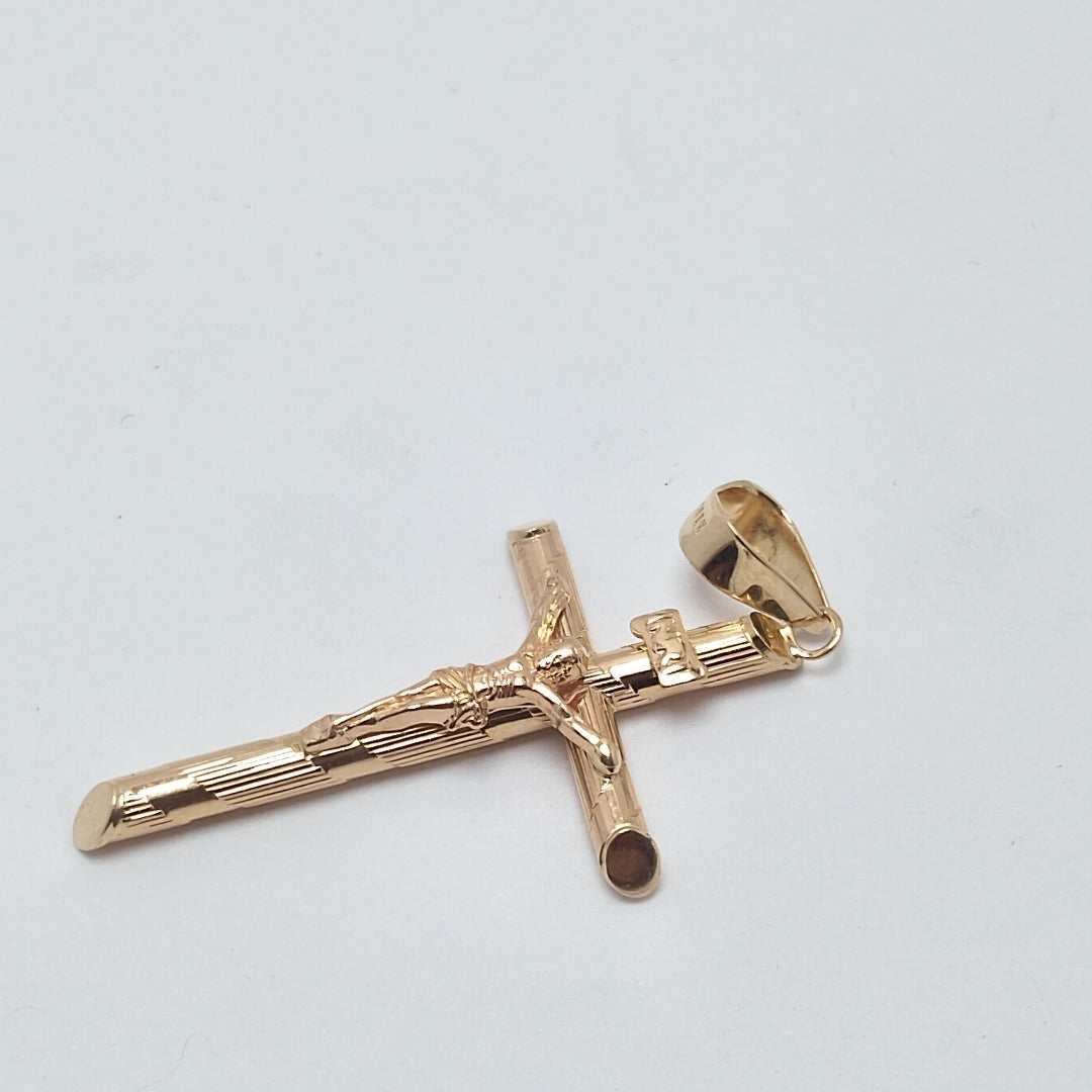 CRUCIFIJO ORO 14 K 2.3 GRMS (SEMINUEVO)