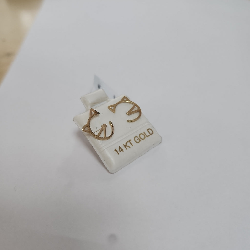 BROQUELES PAR ORO 14 K 0.6 GRMS (SEMINUEVO)
