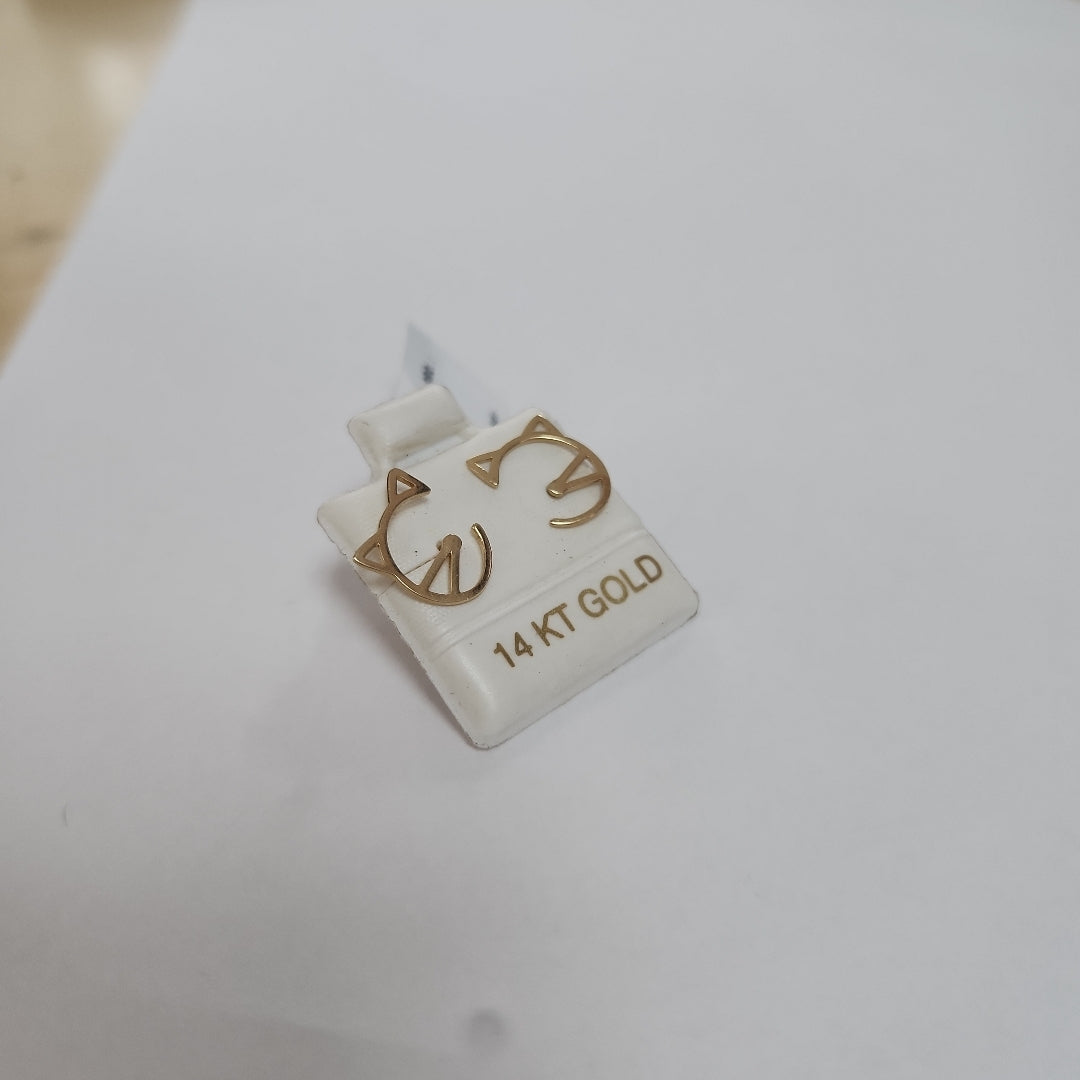 BROQUELES PAR ORO 14 K 0.6 GRMS (SEMINUEVO)