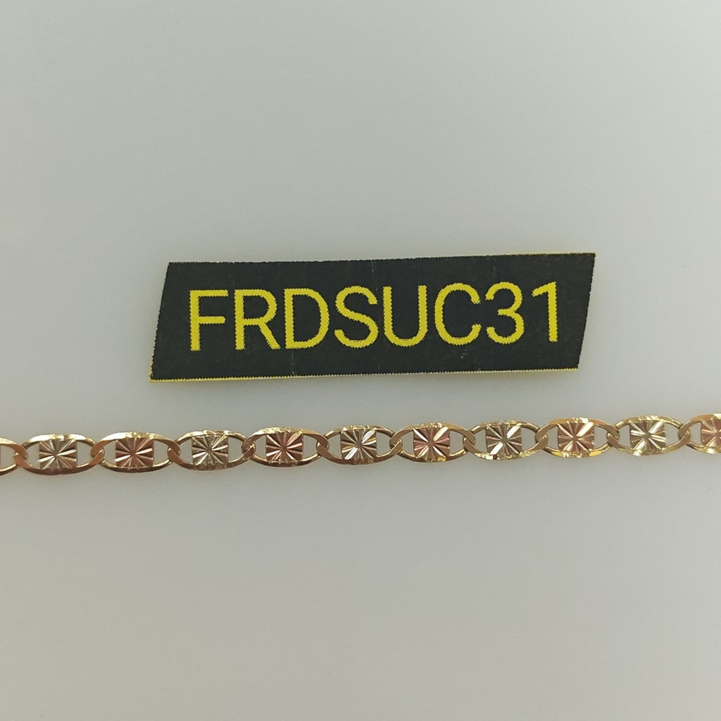 PULSERA GUCHI 14K 18 CM 2.9 GR (NUEVO)