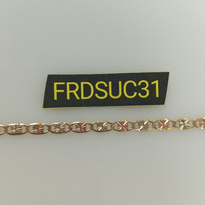 PULSERA GUCHI 14K 18 CM 2.9 GR (NUEVO)