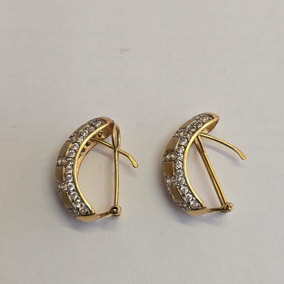 ARETES PAR ORO 10 K 6,40 GRMS (SEMINUEVO)