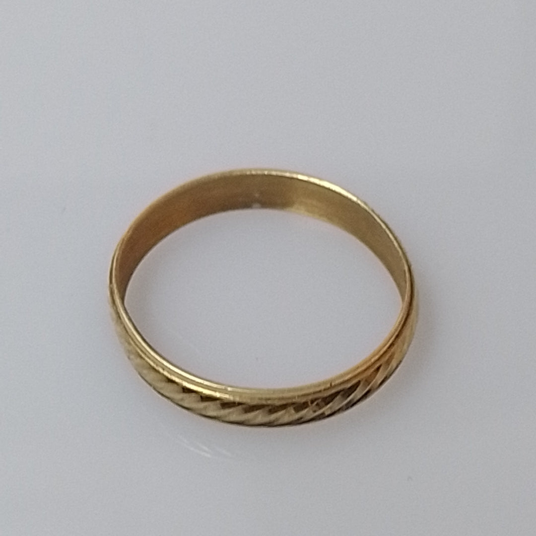 ARGOLLA ORO 14 K 1.4 GRMS (SEMINUEVO)