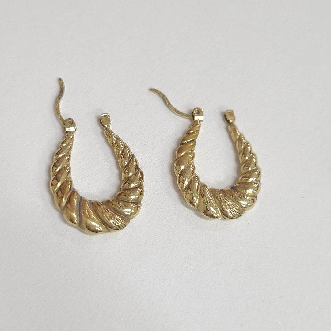 ARRACADAS PAR ORO 14 K 2,30 GRMS (SEMINUEVO)