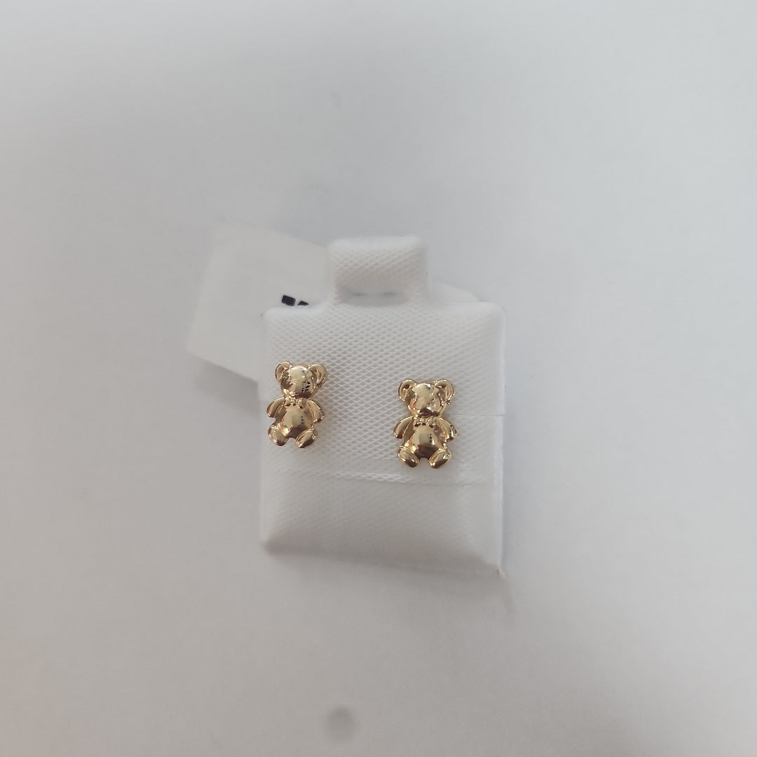BROQUELES BROQUEL FIG OSO 14K 0.2592 GR (NUEVO)