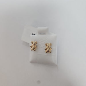 BROQUELES BROQUEL FIG OSO 14K 0.2592 GR (NUEVO)