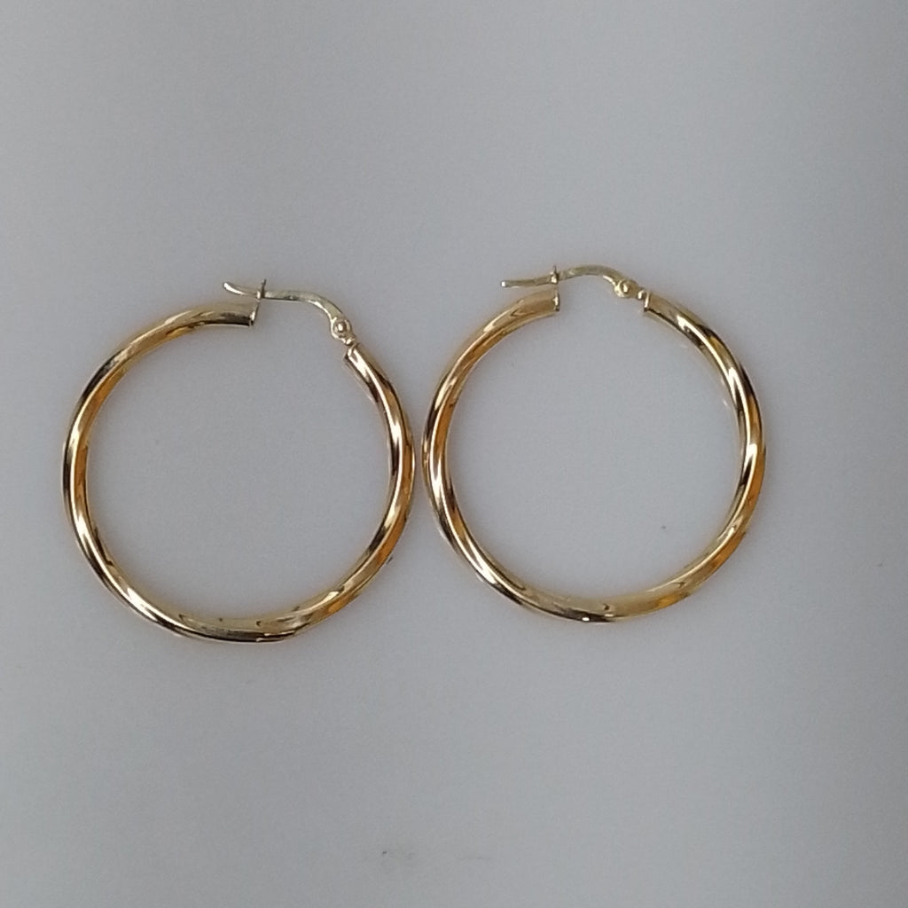 ARRACADAS PAR ORO 14 K 2.9 GRMS (SEMINUEVO)