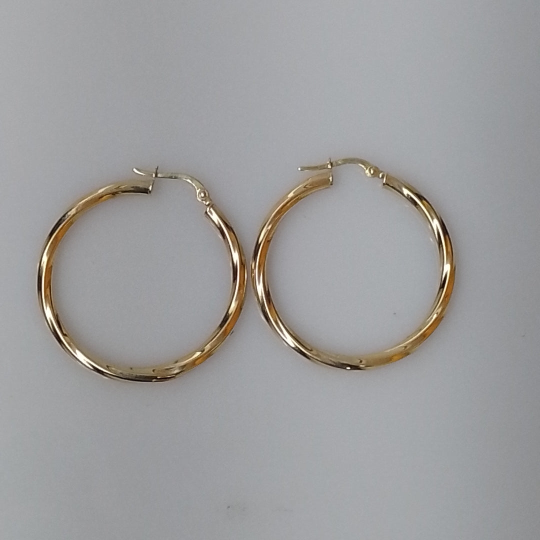 ARRACADAS PAR ORO 14 K 2.9 GRMS (SEMINUEVO)