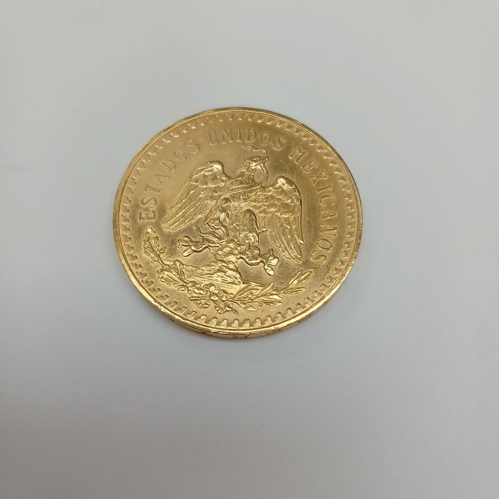 K1 41.6 GRMS 21 K IDENTIFICACIÓN MONEDA NOMINATIVA MONEDAS PESOS 50 PES (SEMINUEVO)