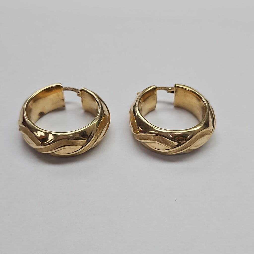 ARRACADAS PAR ORO 14 K 4,70 GRMS (SEMINUEVO)