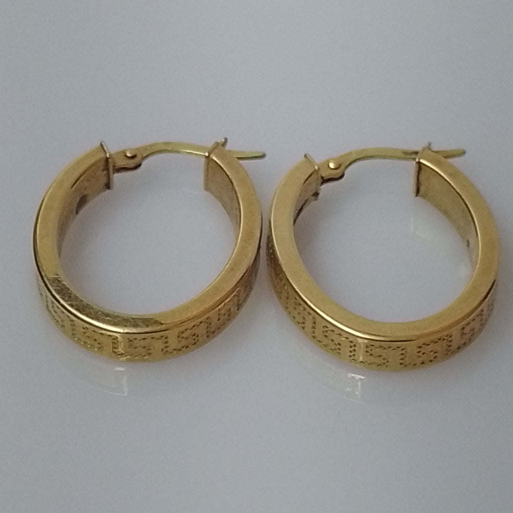 ARRACADAS PAR ORO 14 K 2.6 GRMS (SEMINUEVO)