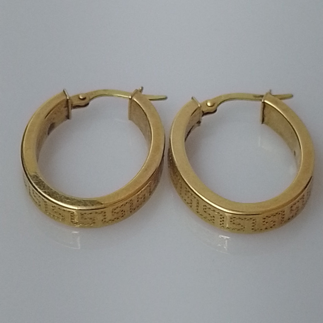 ARRACADAS PAR ORO 14 K 2.6 GRMS (SEMINUEVO)