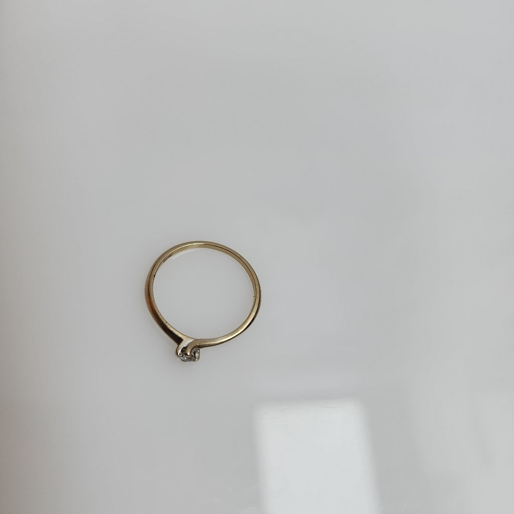 SOLITARIO ORO BLANCO 14 K 1,20 GRMS (SEMINUEVO)
