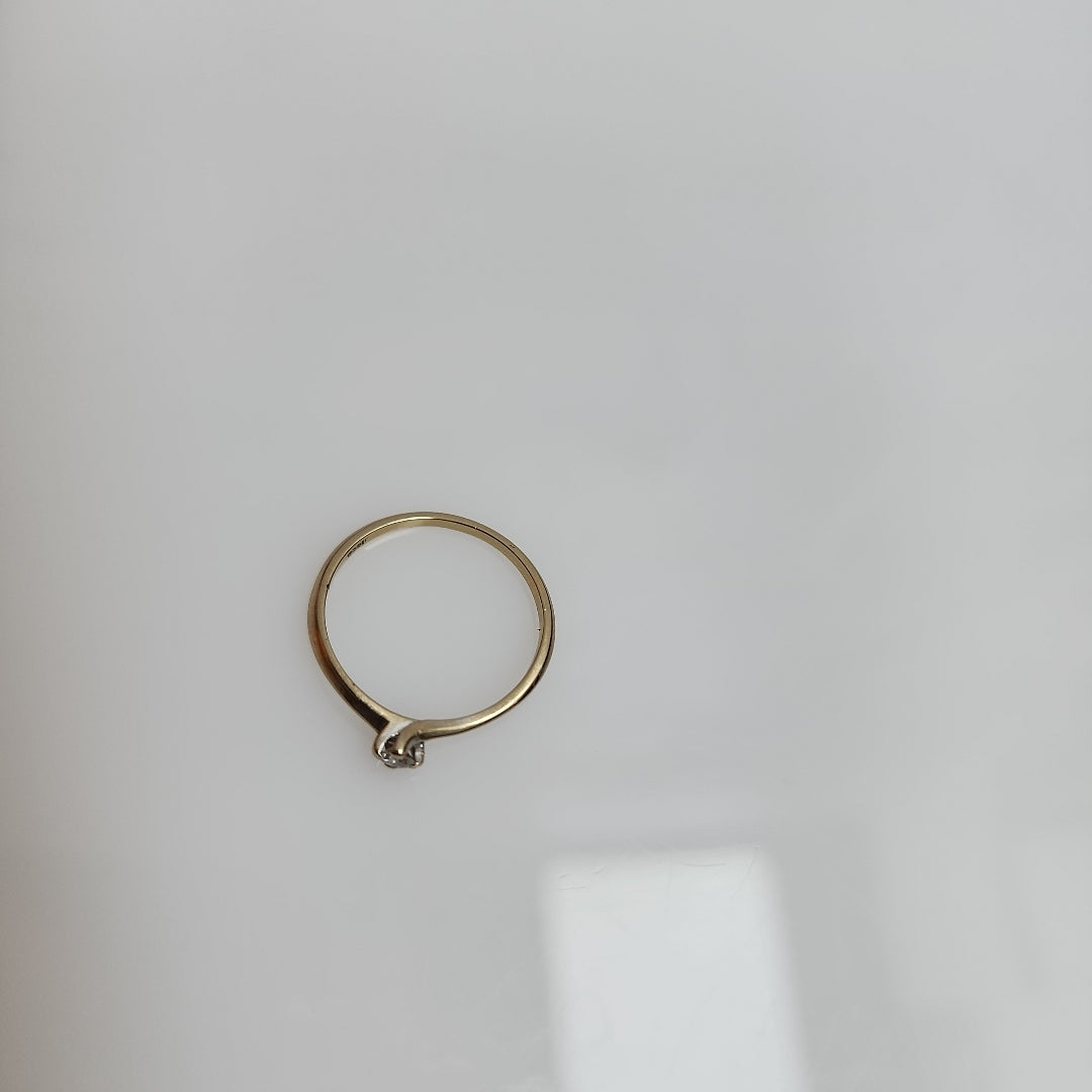 SOLITARIO ORO BLANCO 14 K 1,20 GRMS (SEMINUEVO)
