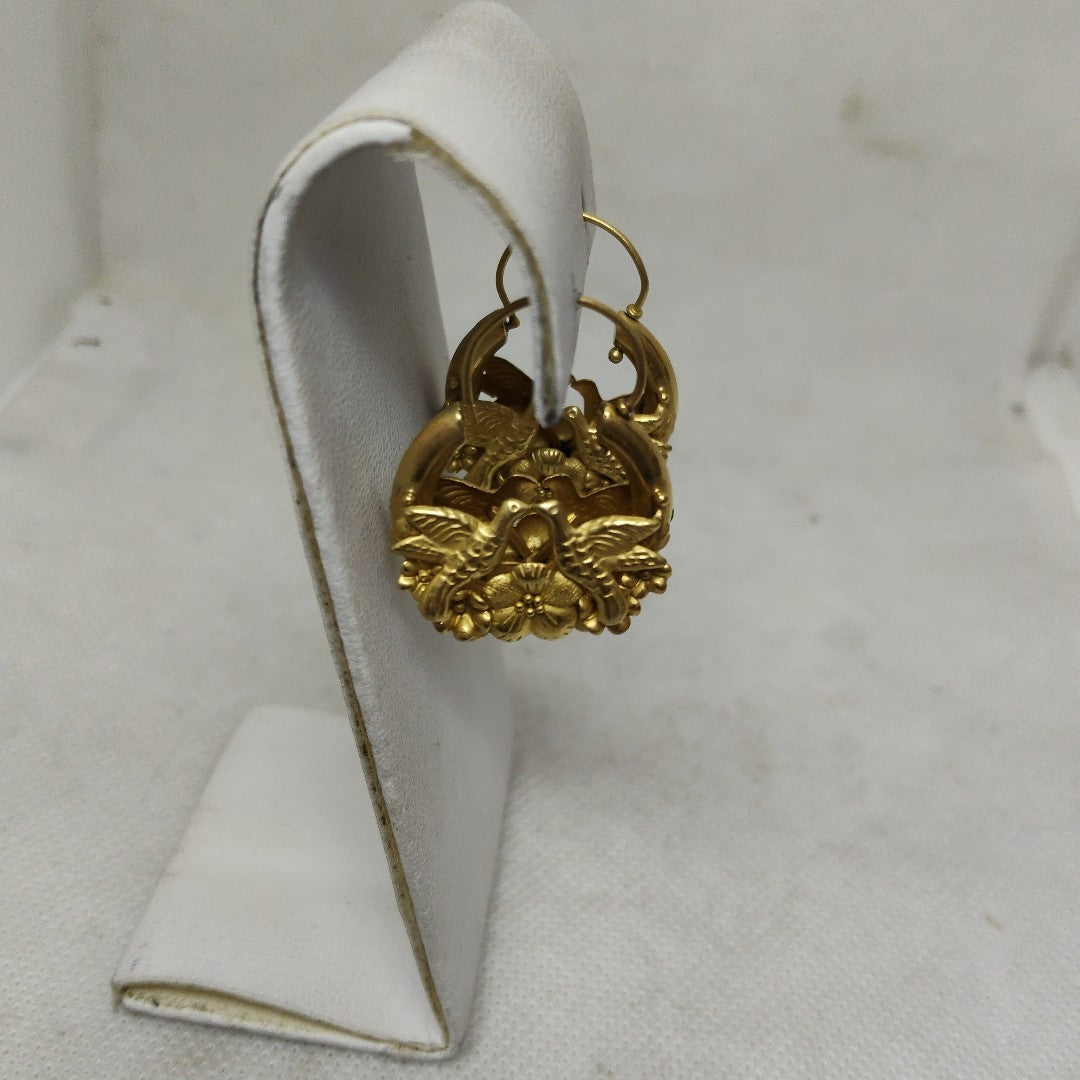 ARETES PAR ORO 18 K 11.2 GRMS (SEMINUEVO)