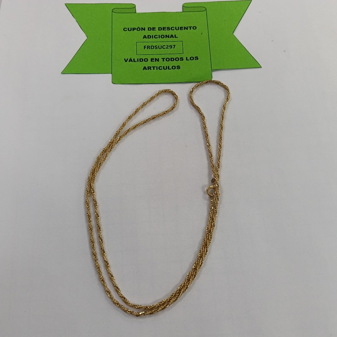 CADENA ORO 14 K 7.1 GRMS (SEMINUEVO)