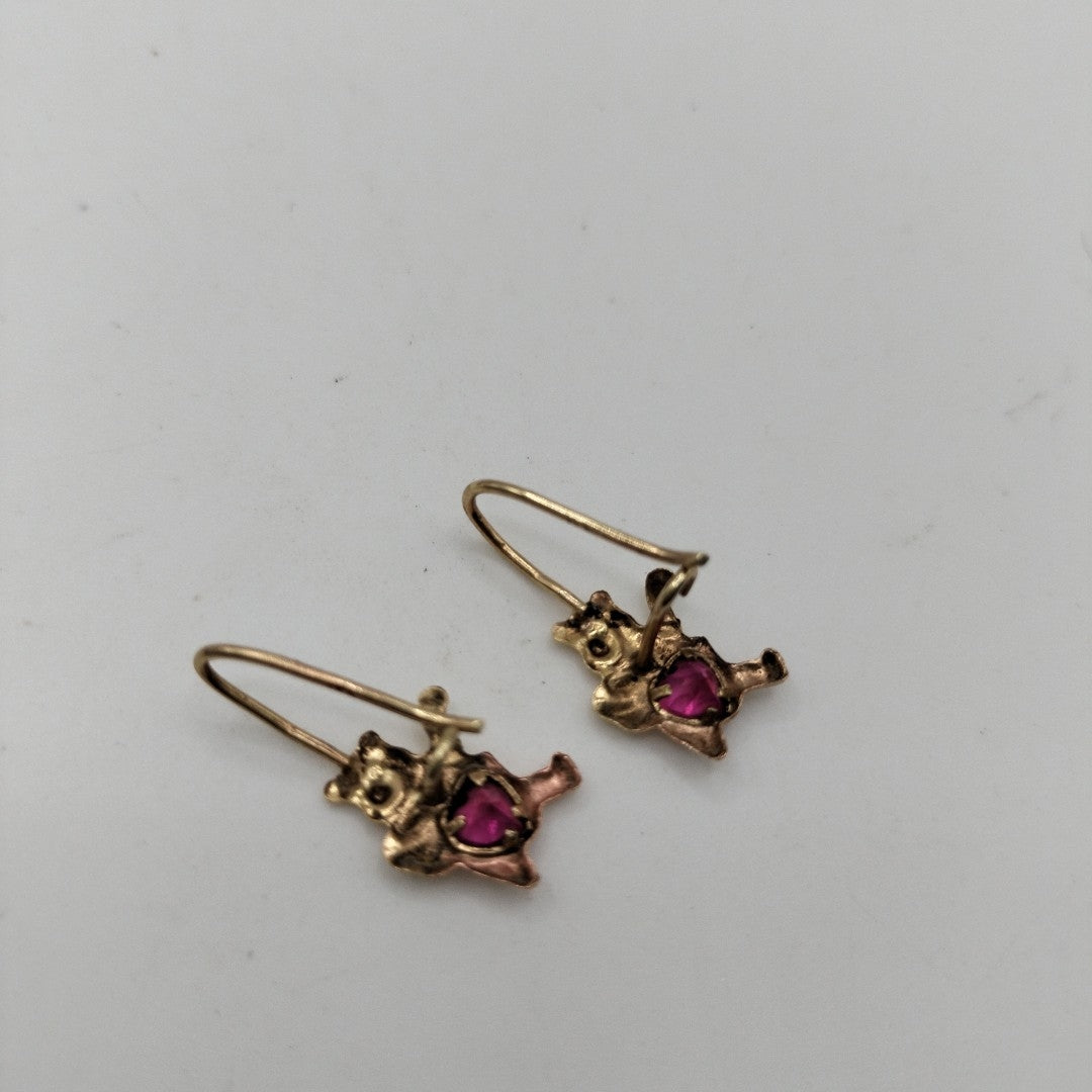 ARETES PAR ORO 10 K 1.2 GRMS (SEMINUEVO)