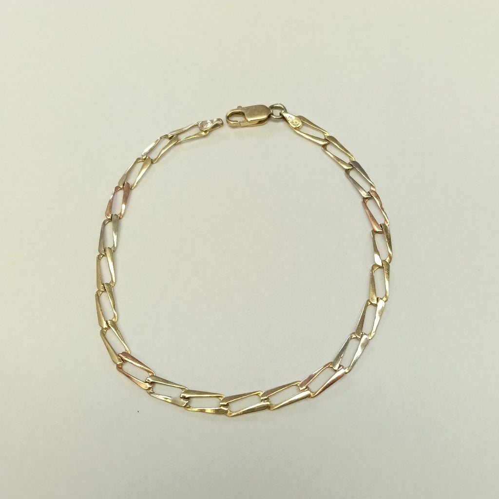 PULSERA ORO, ORO COMBINADO 14 K 3.5 GRMS (SEMINUEVO)