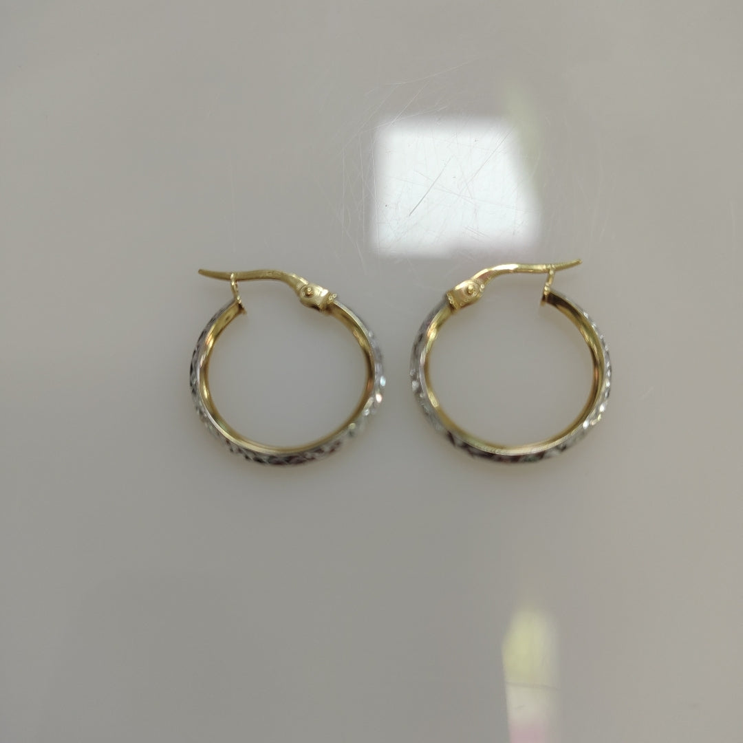 ARRACADAS PAR ORO 14 K 1.1 GRMS (SEMINUEVO)
