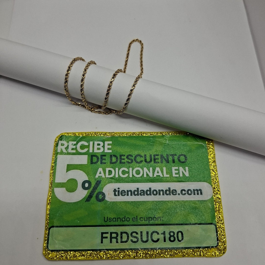 CADENA ORO 14 K 12.8 GRMS (SEMINUEVO)