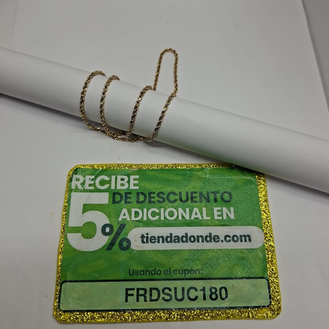CADENA ORO 14 K 12.8 GRMS (SEMINUEVO)