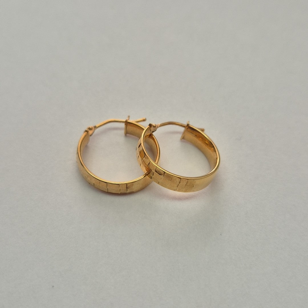 ARRACADAS PAR ORO 14 K 1,80 GRMS (SEMINUEVO)