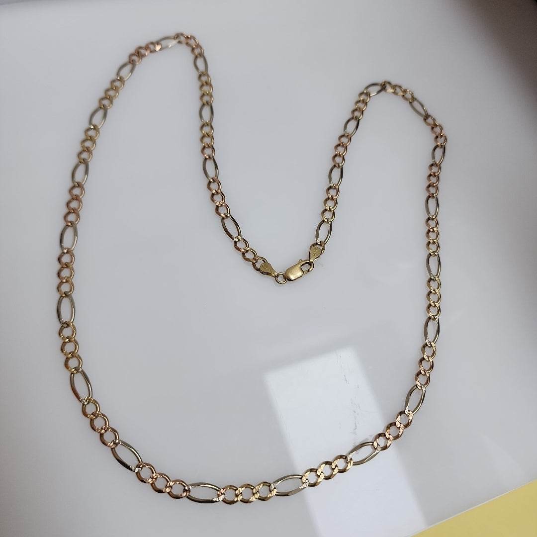 CADENA ORO COMBINADO 14 K 17,80 GRMS (SEMINUEVO)