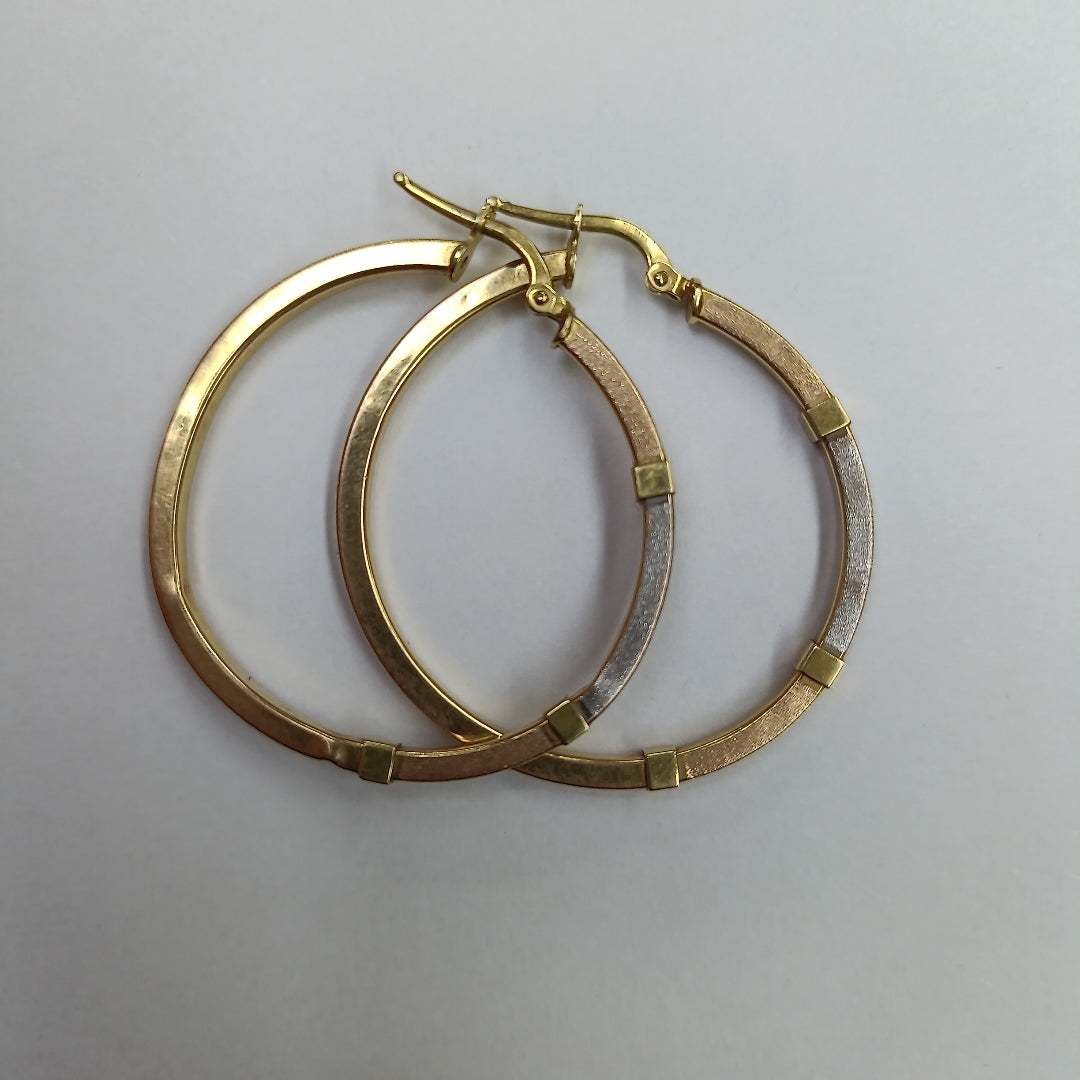 ARETES PAR ORO 14 K 2,90 GRMS (SEMINUEVO)