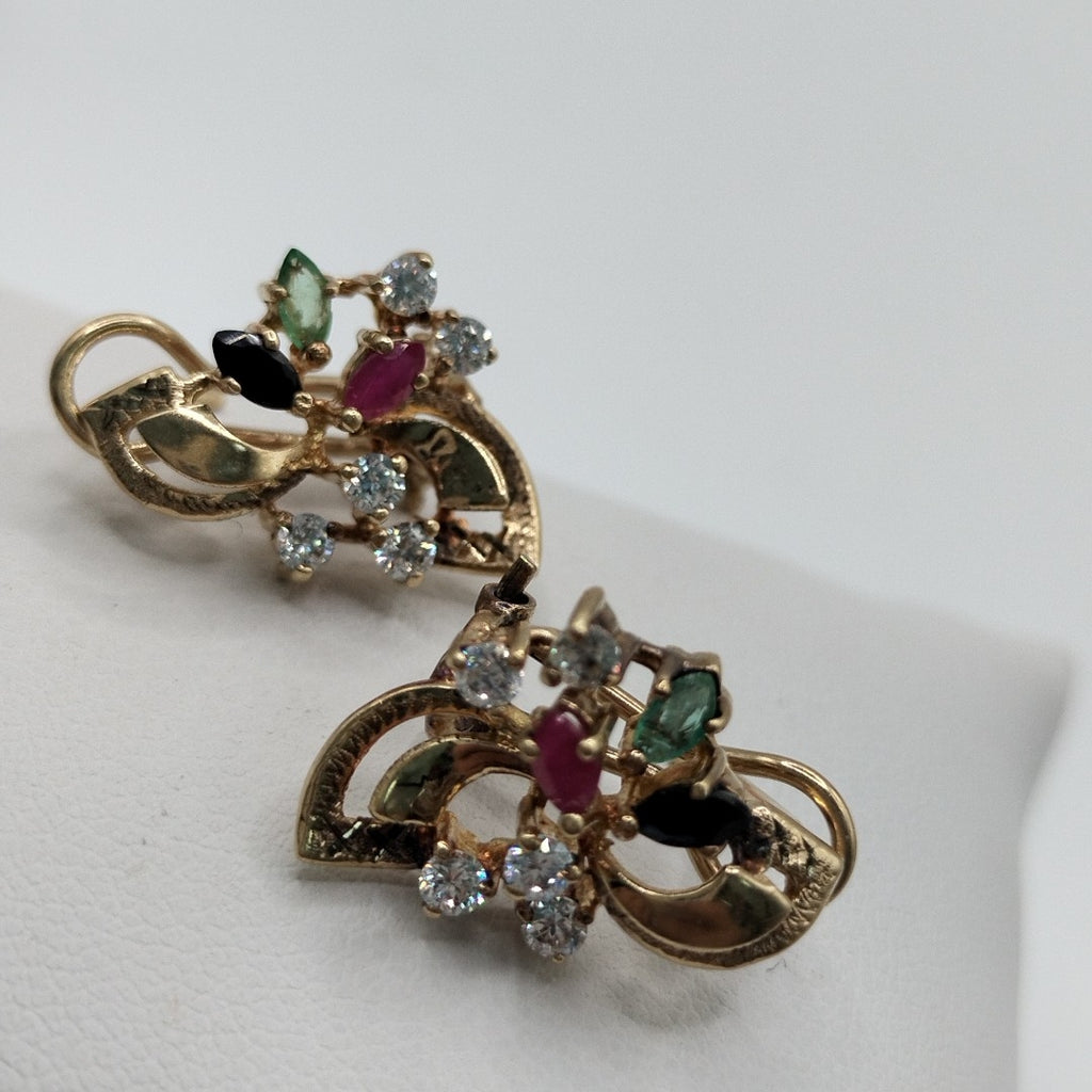 ARETES PAR ORO 10 K 4,20 GRMS (SEMINUEVO)