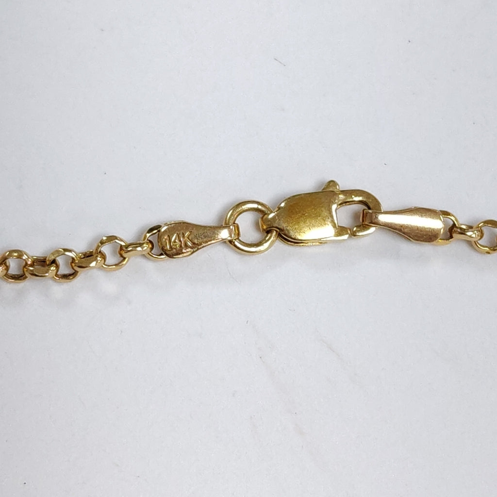 CADENA ORO COMBINADO 14 K 5.1 GRMS (SEMINUEVO)