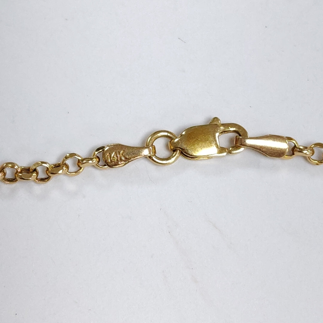 CADENA ORO COMBINADO 14 K 5.1 GRMS (SEMINUEVO)