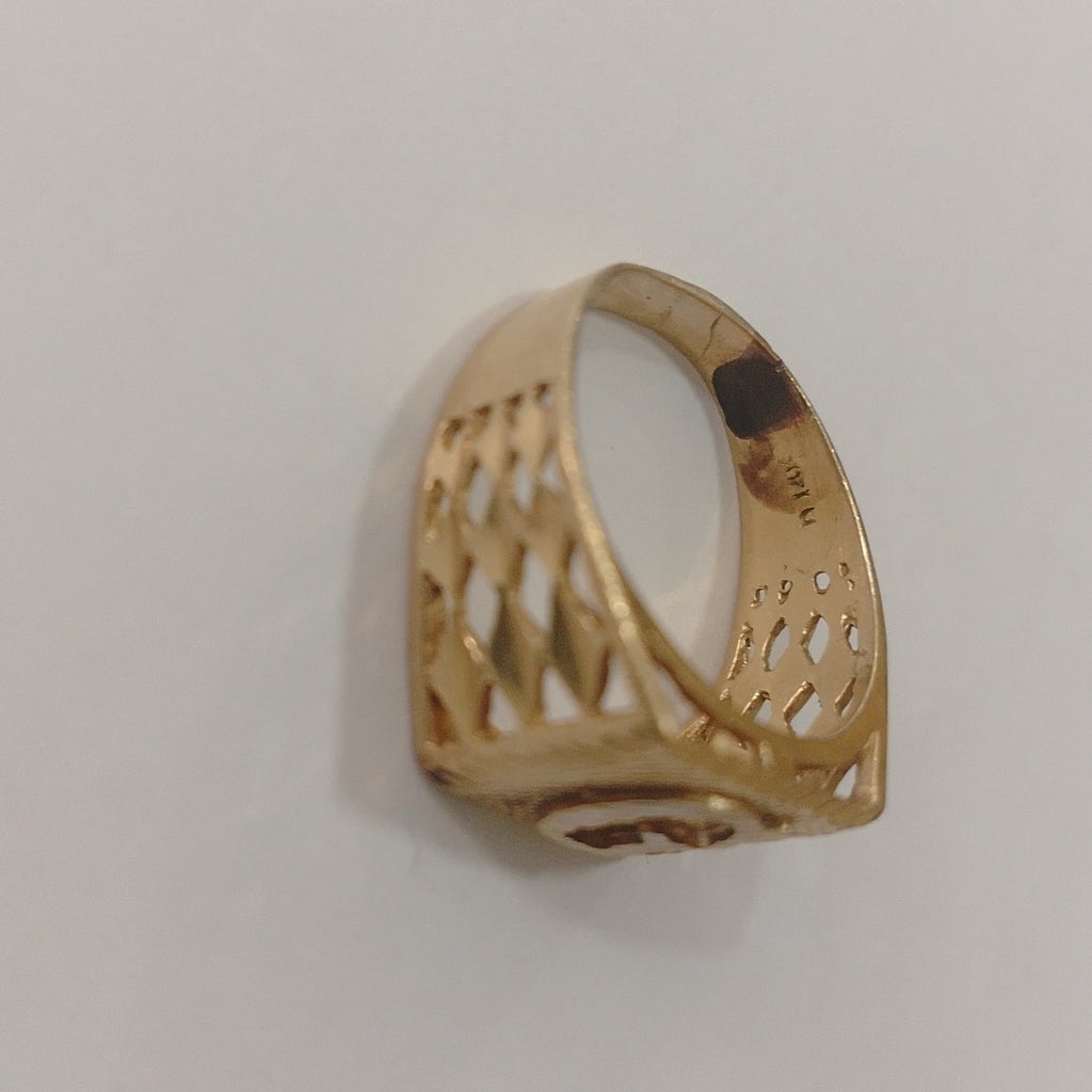 ANILLO ORO 14 K 4.4 GRMS (SEMINUEVO)