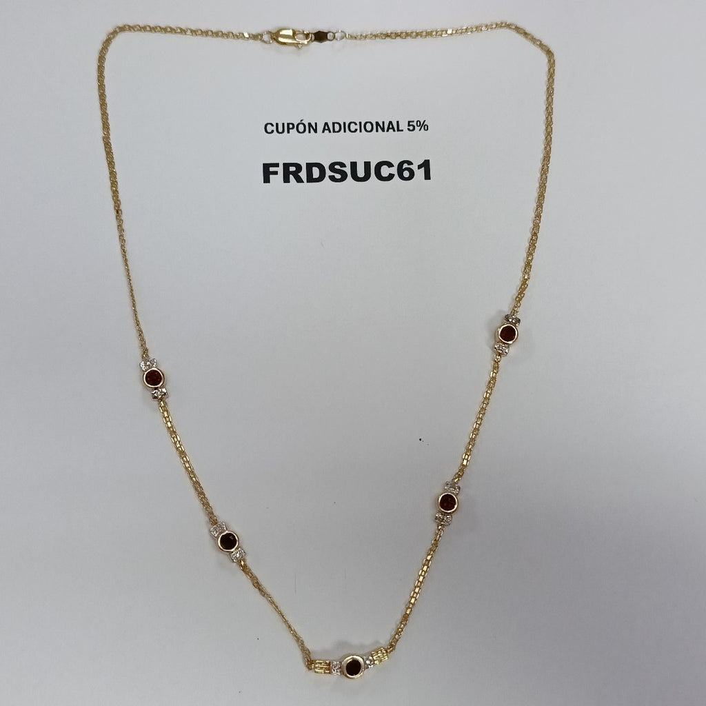 GARGANTILLA ORO 14 K 6.3 GRMS (SEMINUEVO)