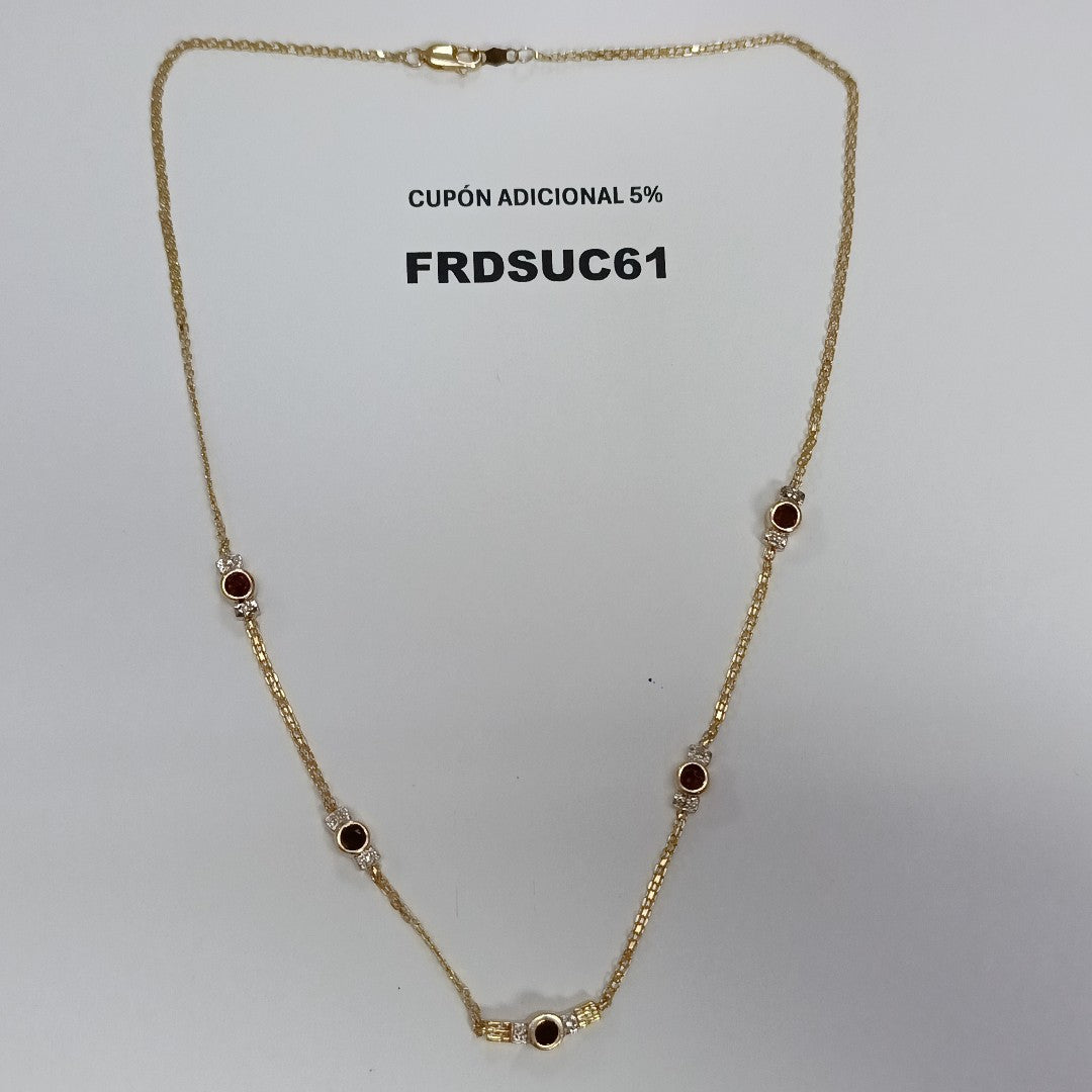 GARGANTILLA ORO 14 K 6.3 GRMS (SEMINUEVO)