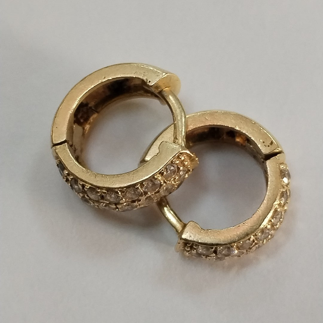 ARRACADAS PAR ORO 10 K 4.1 GRMS (SEMINUEVO)