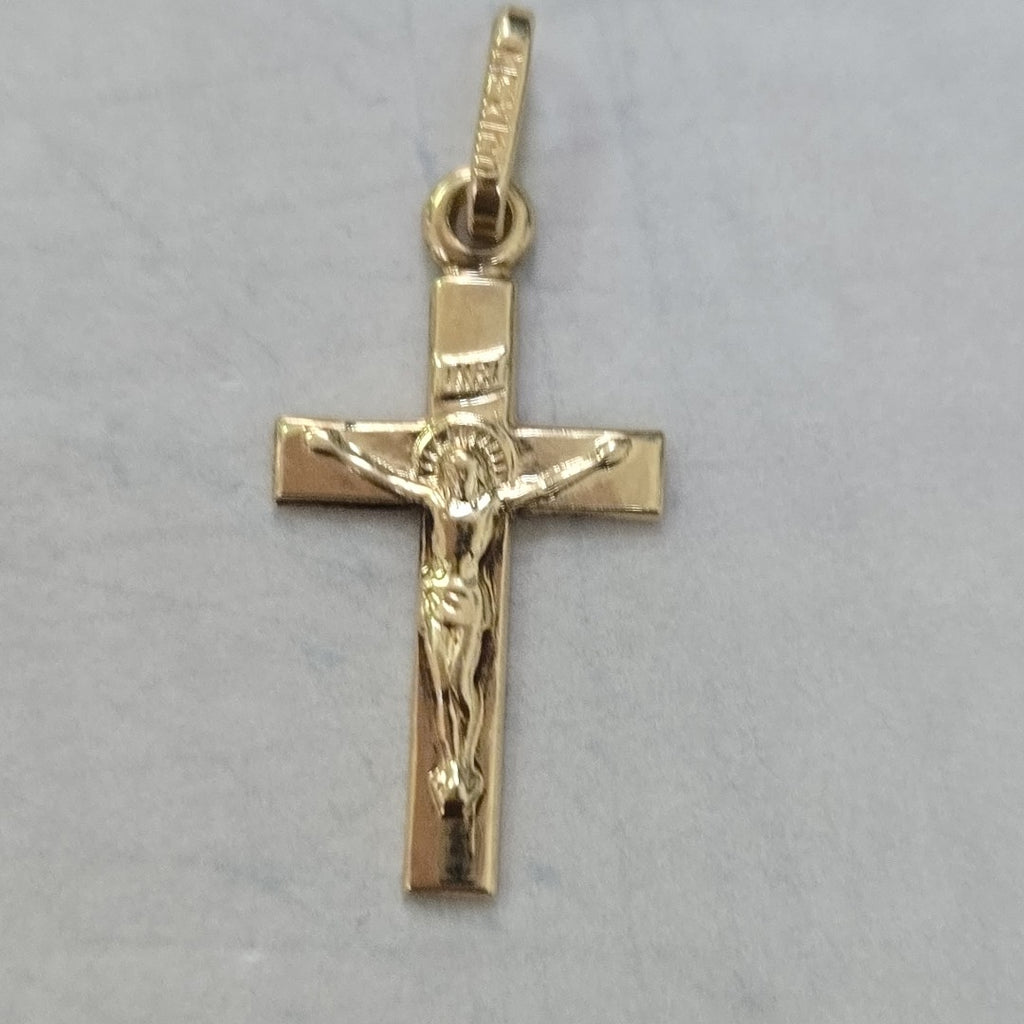 CRUCIFIJO ORO 14 K 1.5 GRMS (SEMINUEVO)