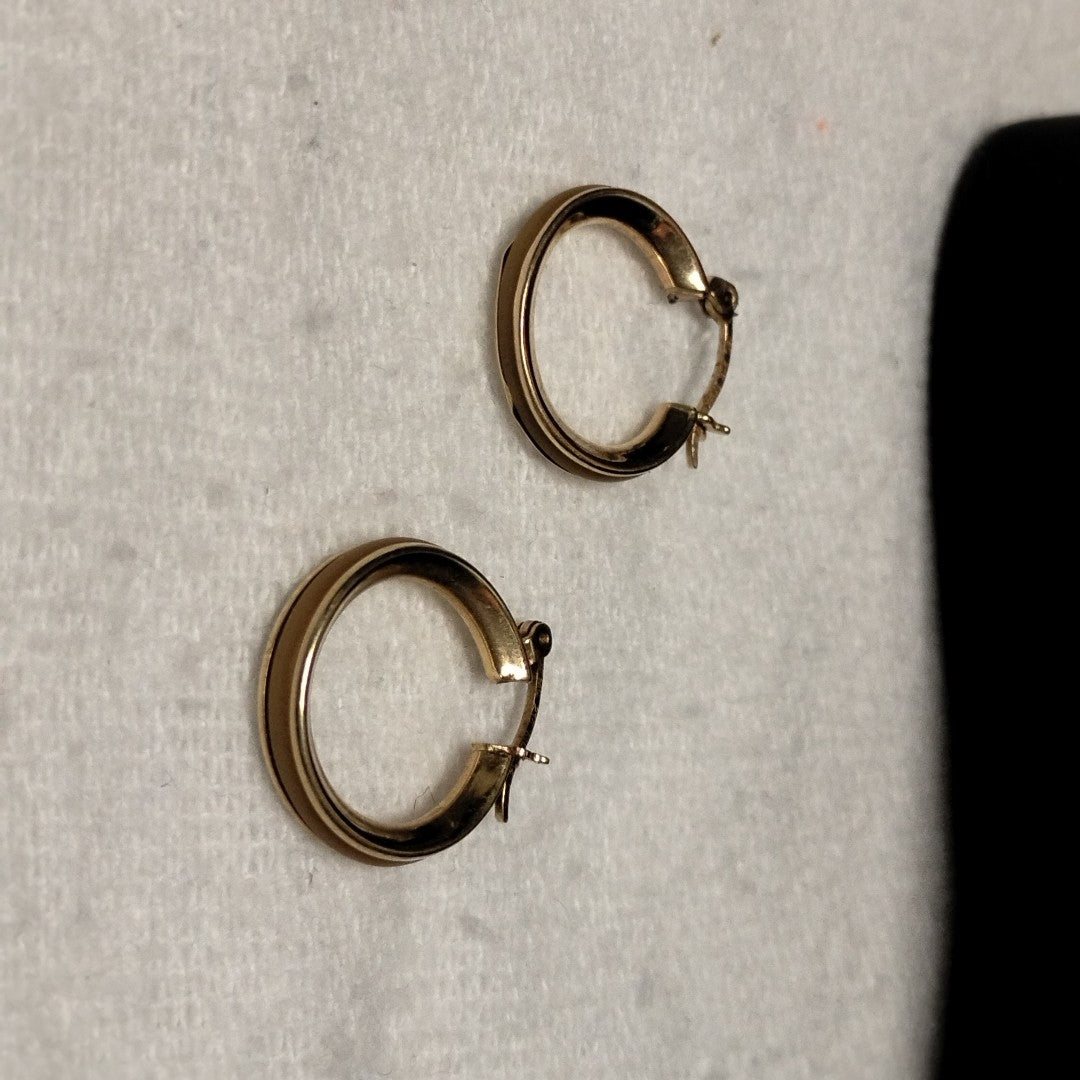 ARRACADAS PAR ORO 14 K 1.6 GRMS (SEMINUEVO)