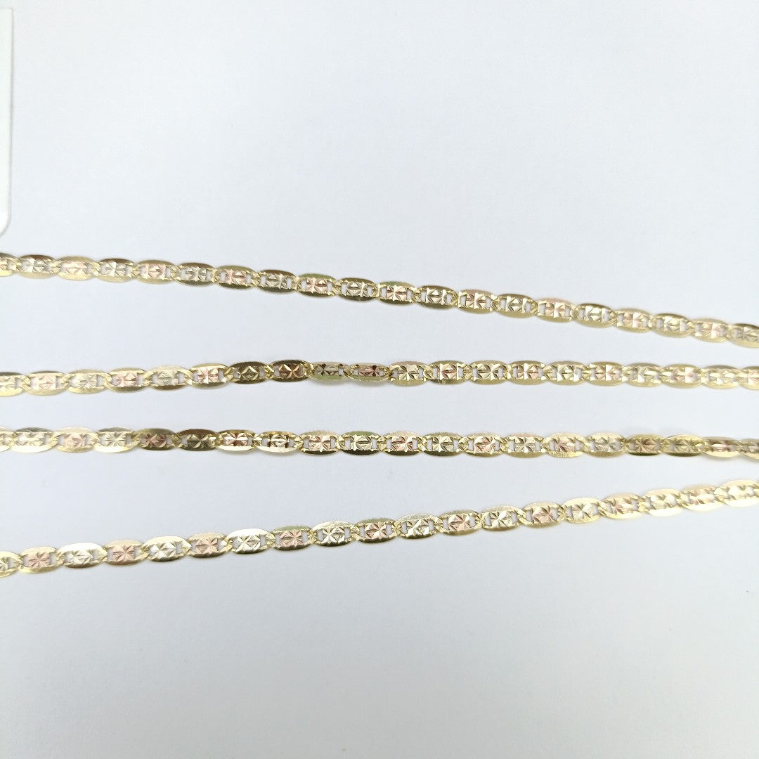 CADENA ORO COMBINADO 14 K 5.7 GRMS (SEMINUEVO)