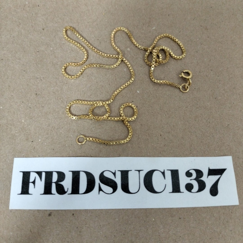CADENA ORO 14 K 2,10 GRMS (SEMINUEVO)