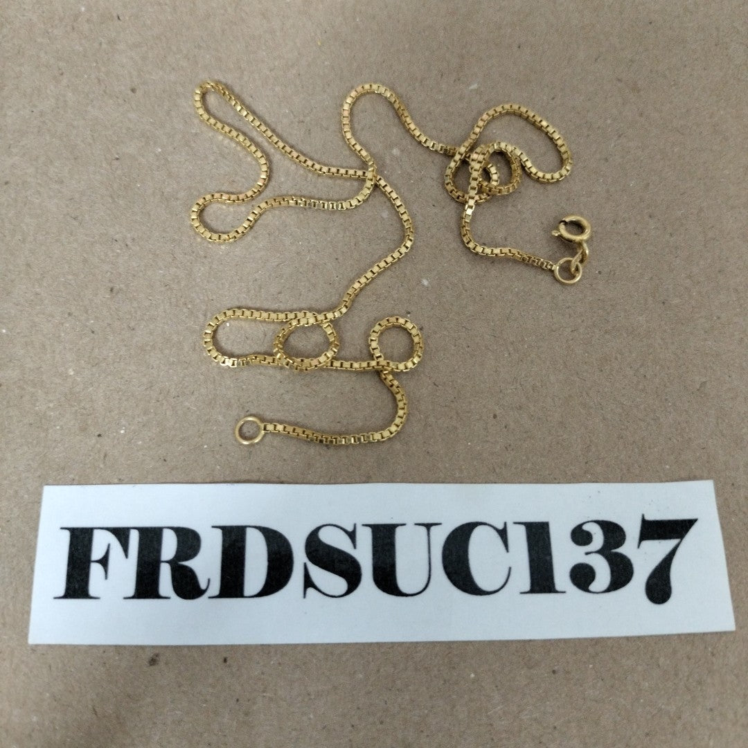 CADENA ORO 14 K 2,10 GRMS (SEMINUEVO)