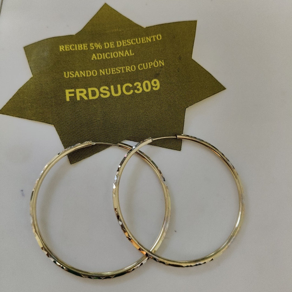 ARRACADAS PAR ORO COMBINADO 10 K 5,80 GRMS (SEMINUEVO)
